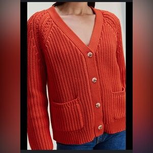Women's chunky  Knit Cardigan Sweater